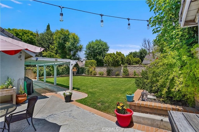 26010 Coronado Ct, Valencia, CA 91355 - fenced backyard featuring a patio