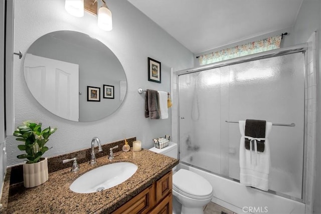 26010 Coronado Ct, Valencia, CA 91355 - bathroom featuring vanity and combined bath / shower with glass door