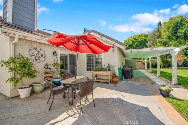 26010 Coronado Ct, Valencia, CA 91355 - view of patio with outdoor dining space