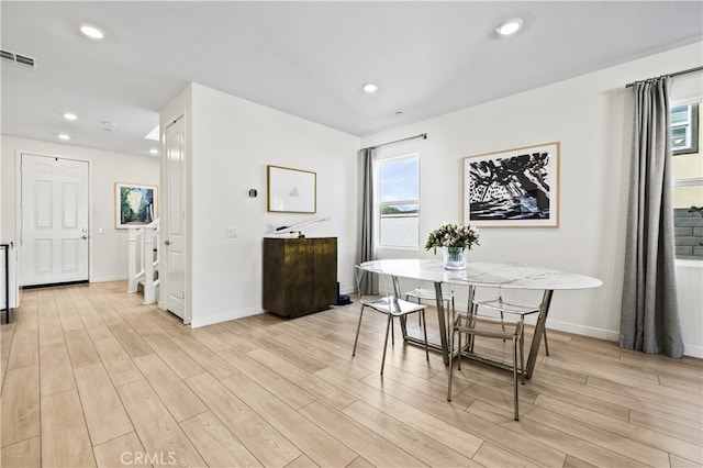 27774 Marquee Dr, Valencia, CA 91381 - dining room with light wood finished floors, healthy amount of natural light, and recessed lighting