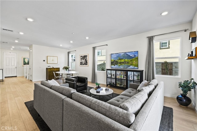 27774 Marquee Dr, Valencia, CA 91381 - living area with recessed lighting and light wood-type flooring
