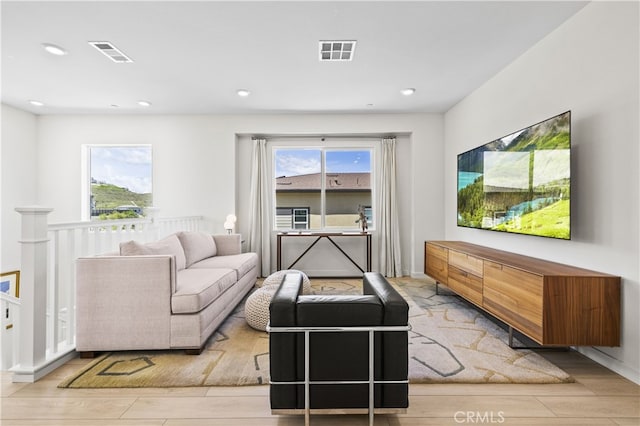 27774 Marquee Dr, Valencia, CA 91381 - living room with light wood-style floors and recessed lighting