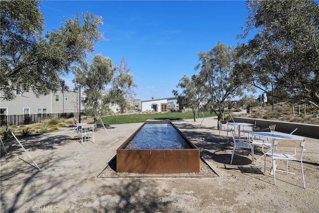 27774 Marquee Dr, Valencia, CA 91381 - view of pool featuring a bocce ball area