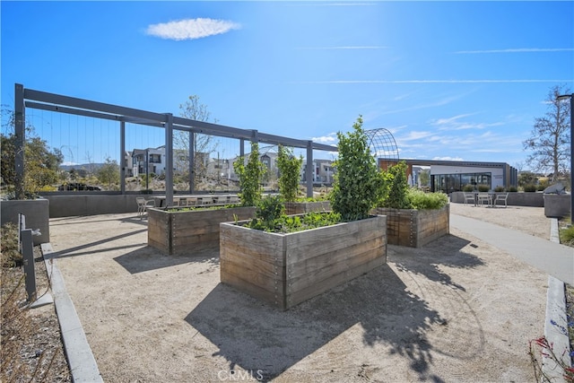 27774 Marquee Dr, Valencia, CA 91381 - view of patio featuring a garden