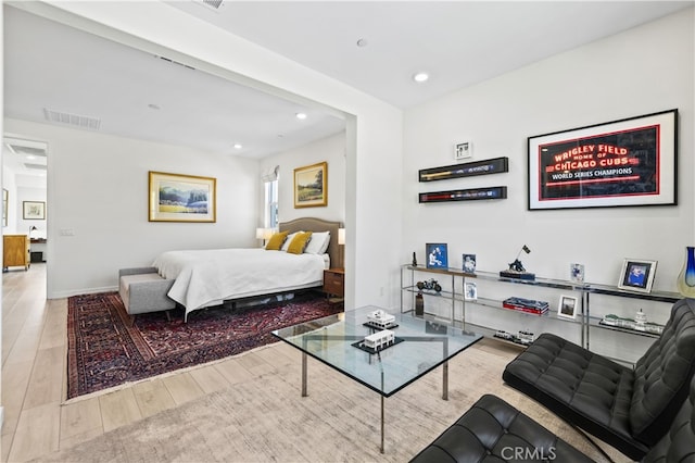27774 Marquee Dr, Valencia, CA 91381 - bedroom with wood finished floors and recessed lighting
