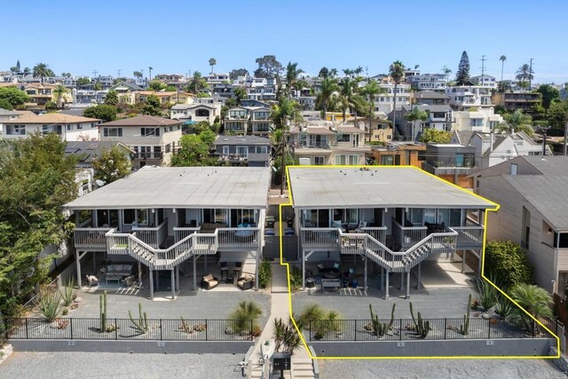 245355 Newcastle Ave, Cardiff By The Sea, CA 92007 - aerial view of residential area with property boundaries highlighted