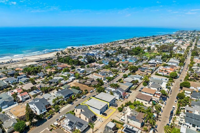 245355 Newcastle Ave, Cardiff By The Sea, CA 92007 - aerial view of residential area with waterfront with a beach