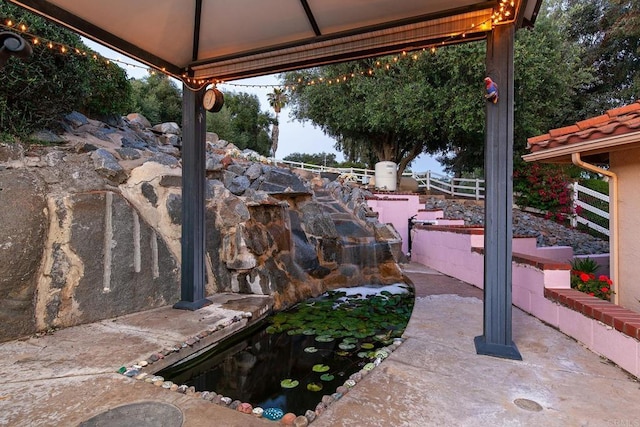 1896 Via Del Torrie, Alpine, CA 91901 - view of patio with a gazebo