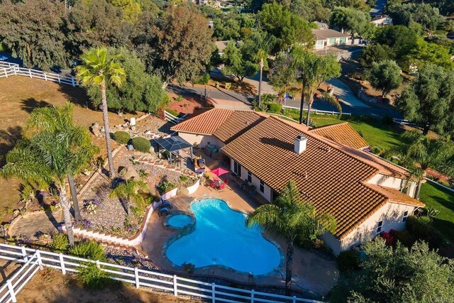 1896 Via Del Torrie, Alpine, CA 91901 - view of subject property featuring a pool area