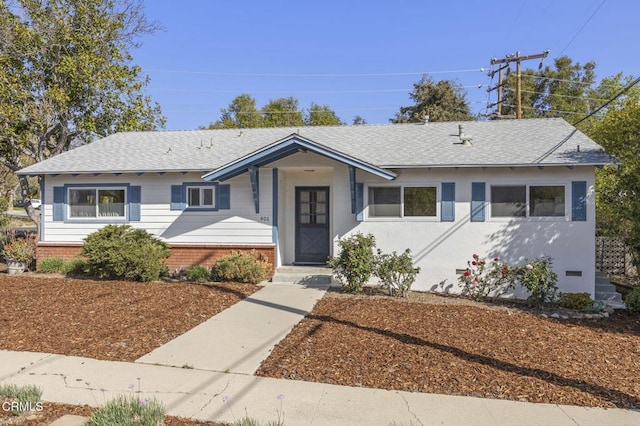 406 Santa Ana St, Ojai, CA 93023 - view of front of home with brick siding and a shingled roof