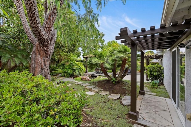 129 Five Crowns Way, Encinitas, CA 92024 - view of yard with a pergola and a patio area