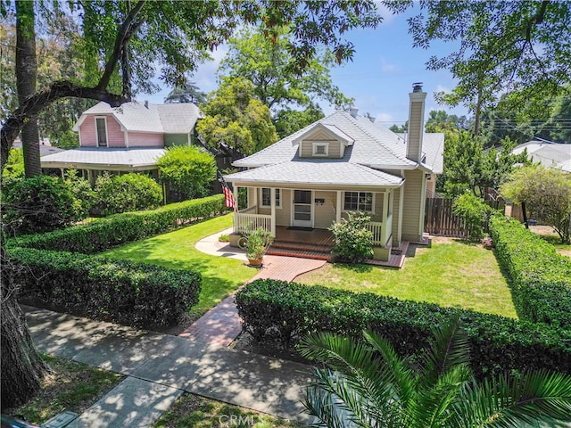 2364 6th St, La Verne, CA 91750 - bungalow-style house featuring a chimney and covered porch