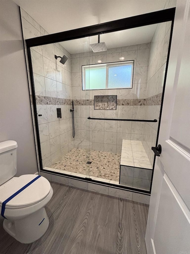 13233 Beechtree St, Lakeside, CA 92040 - full bath with a stall shower and wood finished floors