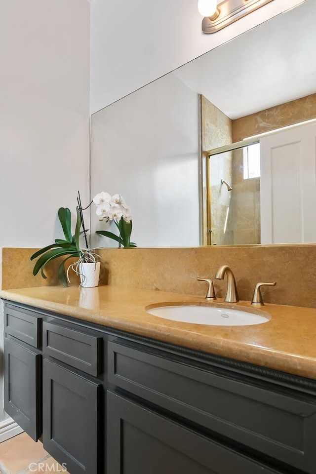 13331 Moorpark St Unit 316, Sherman Oaks, CA 91423 - full bathroom with vanity and a stall shower