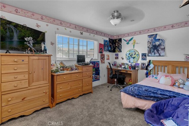 13520 Preciado Ave, Chino, CA 91710 - bedroom with light carpet and a desk