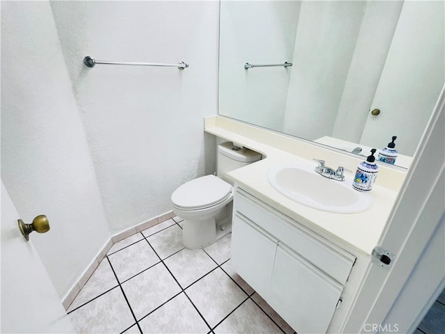 343 Park Shadow Ct, Baldwin Park, CA 91706 - half bath with vanity and tile patterned floors