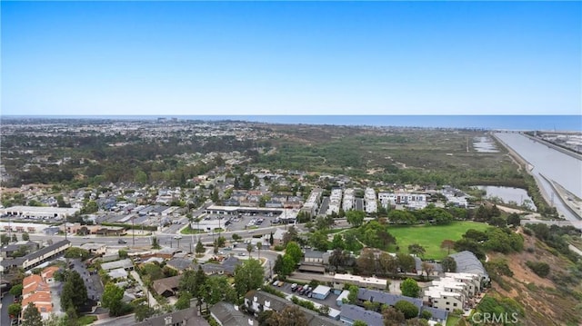 1205 Las Arenas Way Unit 3, Costa Mesa, CA 92627 - aerial view of property and surrounding area with a large body of water and nearby suburban area