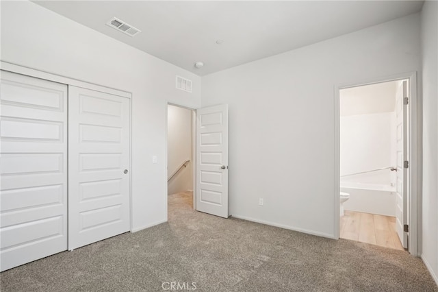1549 Stratus Dr, Pomona, CA 91768 - unfurnished bedroom featuring carpet floors, a closet, and ensuite bath