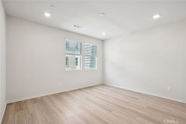 1549 Stratus Dr, Pomona, CA 91768 - spare room featuring light wood-style flooring and recessed lighting