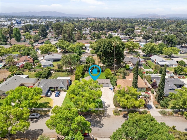 3542 Lillian St, Riverside, CA 92504 - aerial perspective of suburban area featuring a mountainous background