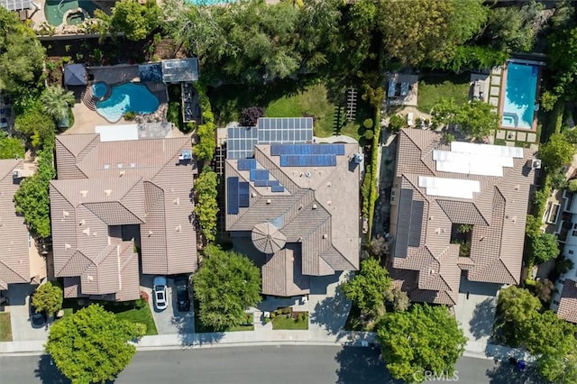 26860 Chaucer Pl, Stevenson Ranch, CA 91381 - aerial view of a pool