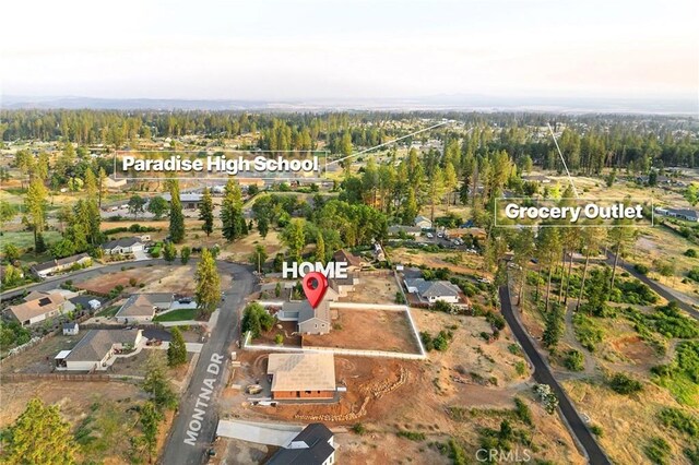 8412 Montna Dr, Paradise, CA 95969 - drone / aerial view