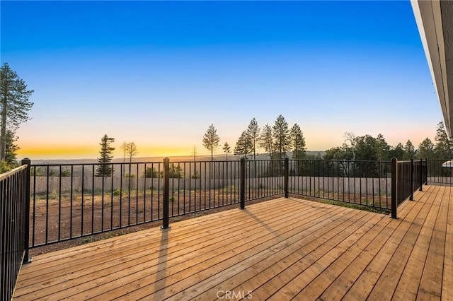 8412 Montna Dr, Paradise, CA 95969 - view of deck at dusk
