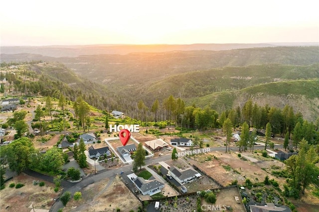 8412 Montna Dr, Paradise, CA 95969 - aerial view at dusk of a residential view
