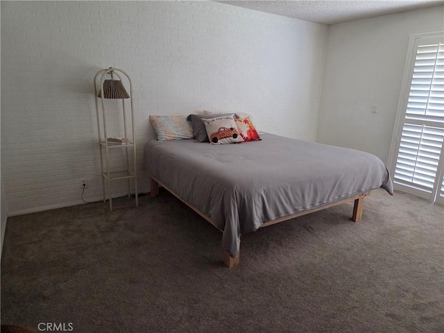 20450 Bassett St, Winnetka, CA 91306 - carpeted bedroom featuring a textured ceiling