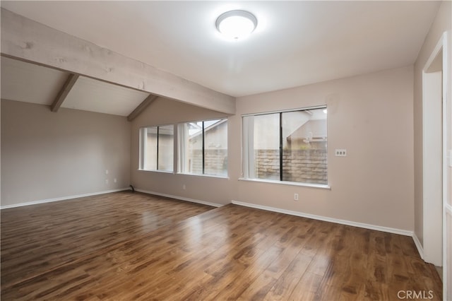 10025 Lubao Ave, Chatsworth, CA 91311 - unfurnished room featuring wood finished floors and baseboards