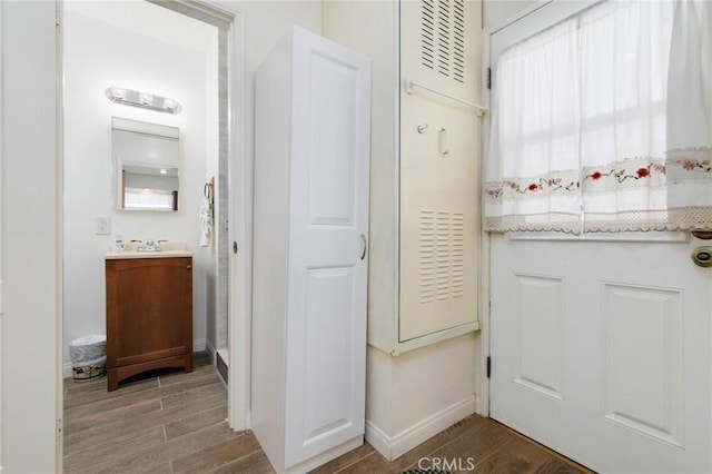 1333 E Tudor St, Covina, CA 91724 - hall with wood finished floors