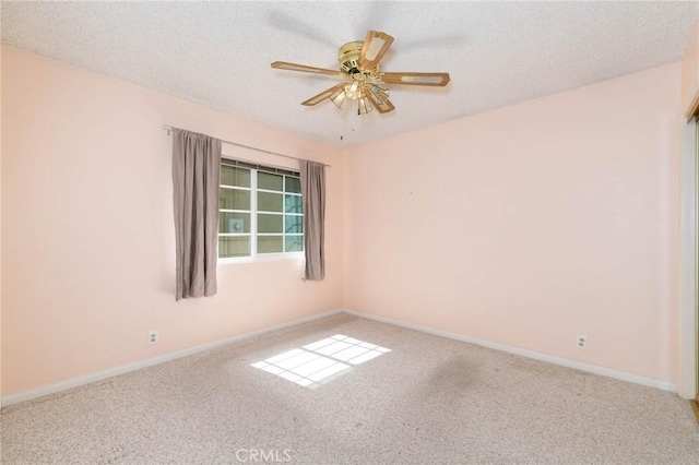 1333 E Tudor St, Covina, CA 91724 - unfurnished room with carpet, a textured ceiling, and ceiling fan