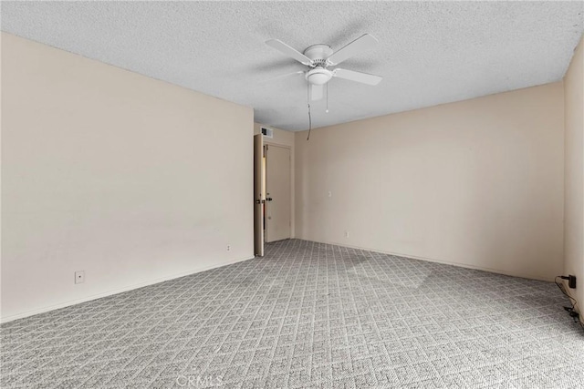 25835 Appian Way, Mission Viejo, CA 92691 - empty room with ceiling fan, light carpet, and a textured ceiling