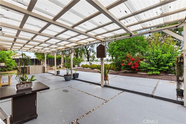 25835 Appian Way, Mission Viejo, CA 92691 - fenced backyard with a pergola and a patio area