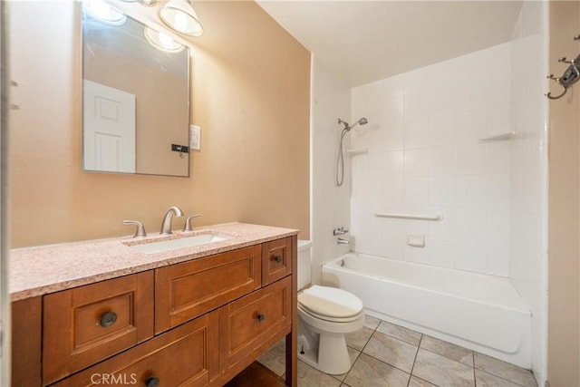 1577 Hawthorne Ave, Chico, CA 95926 - bathroom with vanity, tile patterned flooring, and shower / washtub combination