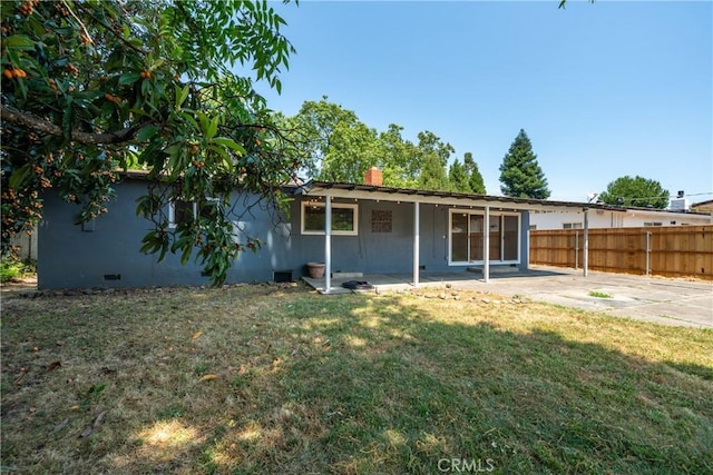 1577 Hawthorne Ave, Chico, CA 95926 - rear view of property featuring a patio and a chimney