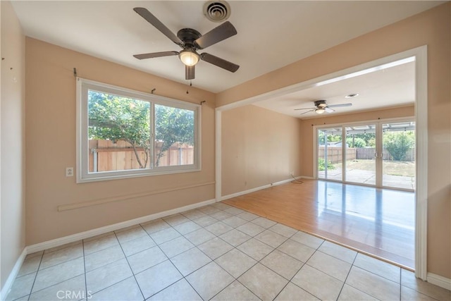 1577 Hawthorne Ave, Chico, CA 95926 - spare room featuring ceiling fan and light tile patterned flooring
