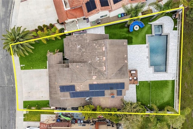 6 Sand Pointe, Laguna Niguel, CA 92677 - aerial view of property and surrounding area featuring property boundaries highlighted