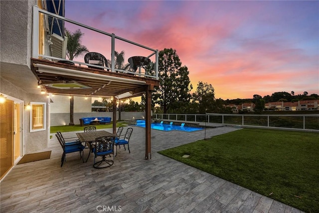 6 Sand Pointe, Laguna Niguel, CA 92677 - view of pool with a patio area, a fenced backyard, and outdoor dining space