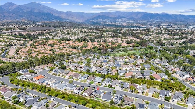 21751 Lanar, Mission Viejo, CA 92692 - aerial view of property and surrounding area with mountains