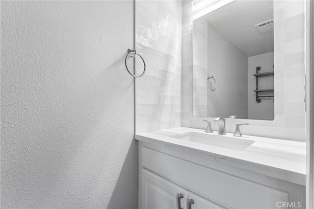 21751 Lanar, Mission Viejo, CA 92692 - bathroom with vanity and a textured wall