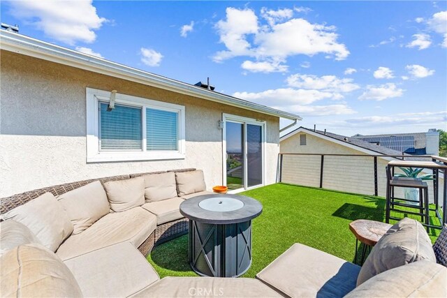 21751 Lanar, Mission Viejo, CA 92692 - view of yard with an outdoor hangout area and a patio area