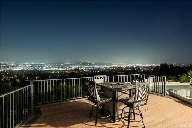 14757 Rockhill Dr, Hacienda Heights, CA 91745 - view of wooden terrace