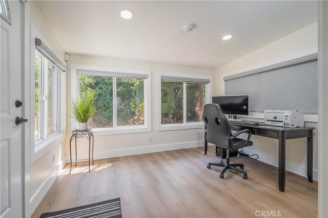 14757 Rockhill Dr, Hacienda Heights, CA 91745 - office space featuring wood finished floors and recessed lighting