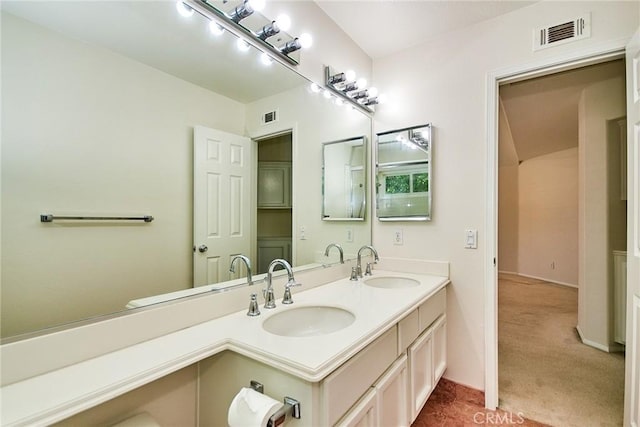 26821 Moore Oaks Rd, Laguna Hills, CA 92653 - full bathroom featuring double vanity