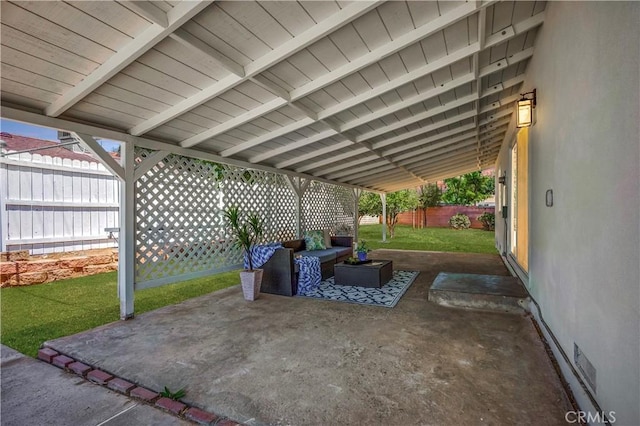 10028 Judy Ct, Riverside, CA 92503 - fenced backyard with a patio area