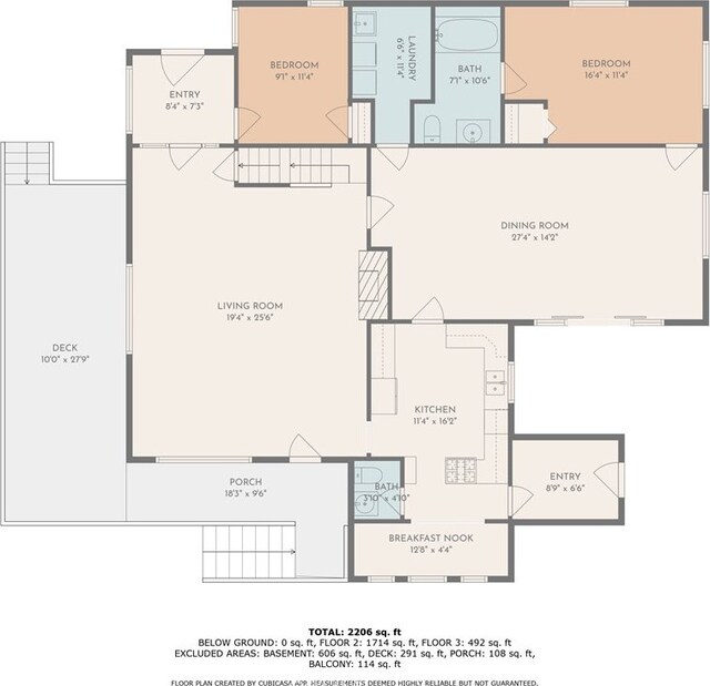 41379 Rainbow Ln, Forest Falls, CA 92339 - view of property floor plan
