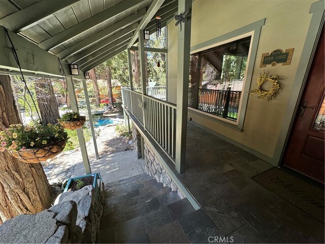 41379 Rainbow Ln, Forest Falls, CA 92339 - view of patio