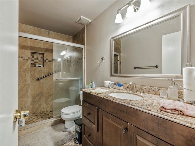 7800 Winnetka Ave, Winnetka, CA 91306 - full bathroom with vanity and a stall shower