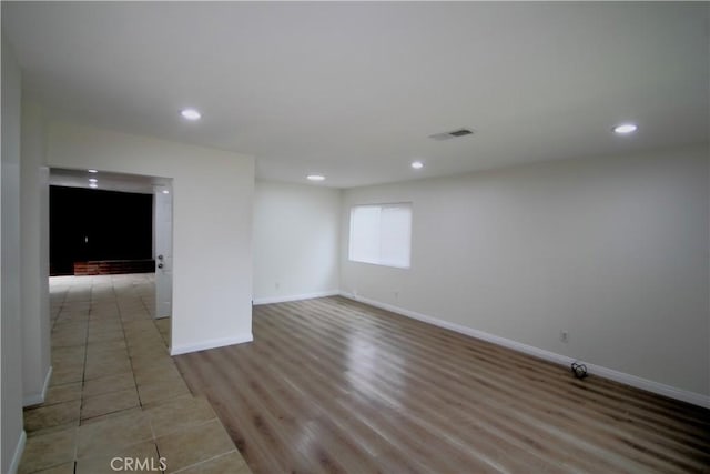764 E Turmont St, Carson, CA 90746 - unfurnished room with recessed lighting and light wood finished floors